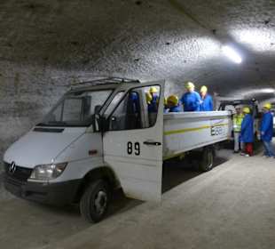 Unser Transporter im Schacht