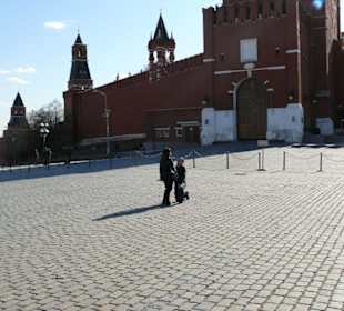 Romantik auf dem roten Platz