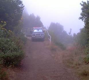 Abfahrt durch die Wolken