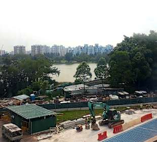 Ausblick auf die Baustelle