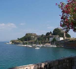 Die Festung von Korfu Stadt