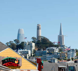 Salesforce Tower, Coit Tower, Transamerica Pyramid
