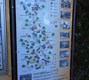 Plan des Felsenlabyrinth Luisenburg