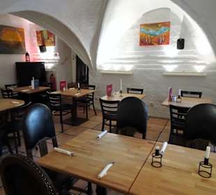 Blick in die Gasträume im Restaurant Grisou