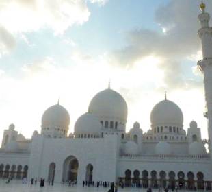 Sheikh Zayed Moschee in Abu Dhabi
