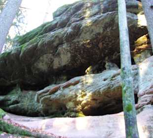 Sehr gut die einzelnen Schichten zu sehen