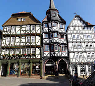 Fachwerkhäuser am Marktplatz von Fritzlar