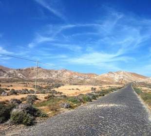 Gepflasterte Strassen auf Boa Vista