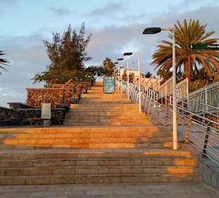 Zu erklimmende Promenade