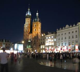 Rynek bei Nacht
