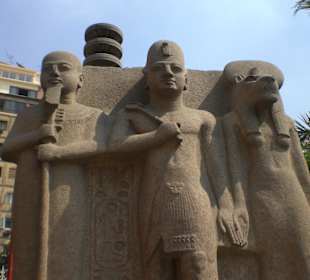 Exponate im ägyptischen Museum