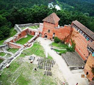 Widok z zamkowej baszty