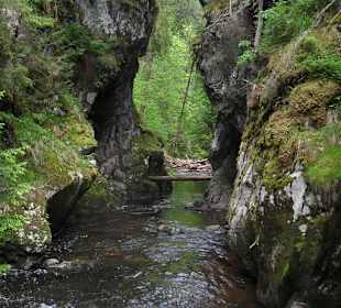 Rechenfelsen Haslachschlucht