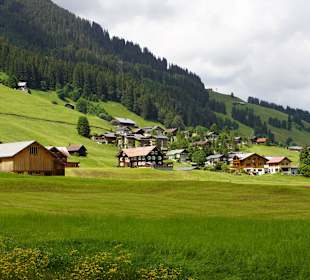 Blick auf Mittelberg