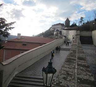 Weg vom Hradschin zu Malostranka