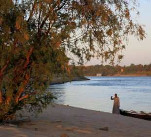 Luxor Assuan auf einer Dahabya: 