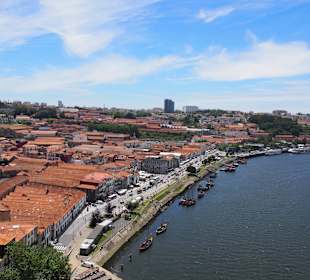 Blick auf die Portweinkellereien