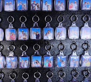 Breloczki ze zdjęciami gości