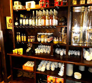 Impressionen aus dem Verkaufsraum der Rösterei