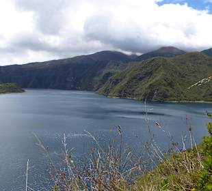 Blick auf den Kratersee