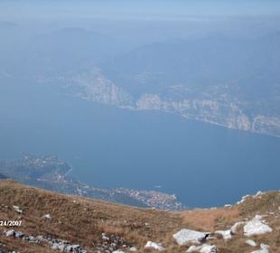 Monte Baldo Blick auf Gardasee