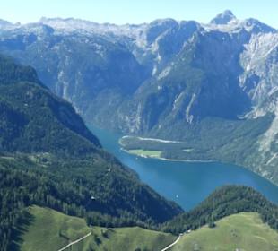 Unten im Tal der Königssee (Blick vom Jenner)