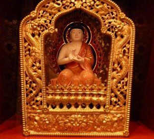 Sehr schöner Wandbehang im Tempelinneren