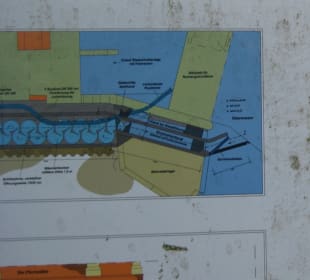 Infotafel zum Mäanderfischpass