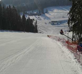 Zjazd czerwoną trasą do Pasieki