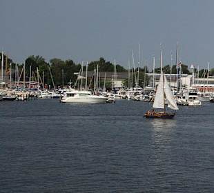 Yachtgelände an der Trave