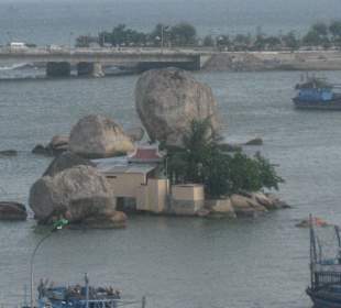 Felsformation an der Küste