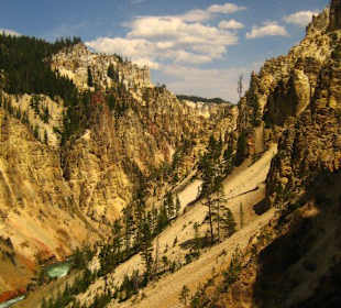 Ausblick Lower Falls