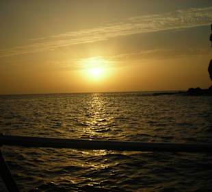 Sonnenuntergang mit der Bussard