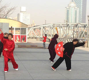 7.00 Uhr auf dem Bund