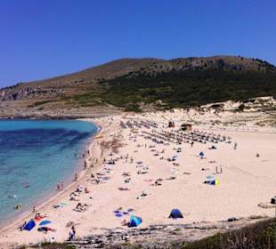 Strand Cala-Mesquida im Mai 2012