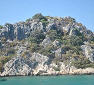 Kekova - Küstenabschnitt