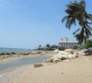 Pattayabeach Sandsäcke 