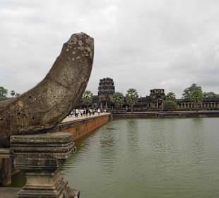 Angkor Wat von der Seeseite