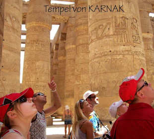 Tempelanlage Karnak in Luxor