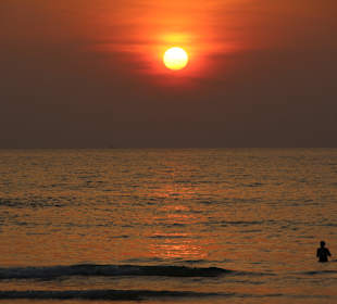 Sonnenuntergang am Strand