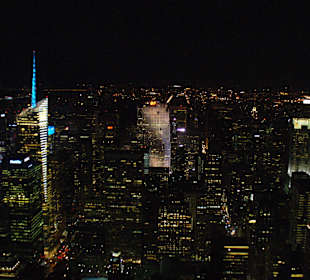 Nachtblick vom Empire State Building