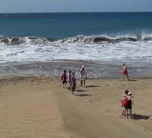 Blick von den Dünen Maspalomas