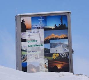 Das größte Gipfelbuch der Alpen