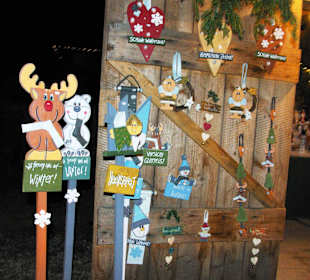 Schöne Verkausbuden