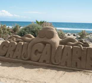 Ein Kunstwerk aus Sand