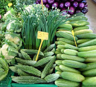 Rundgang durch die Markthalle