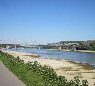 Uferpromenade Germersheim Niedrigwasser