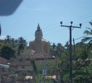 Blick aus die Buddastatur