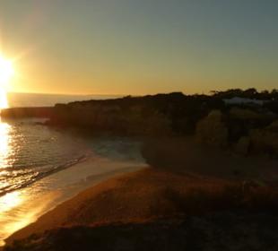 Praia do Castelo: Sonnenuntergang