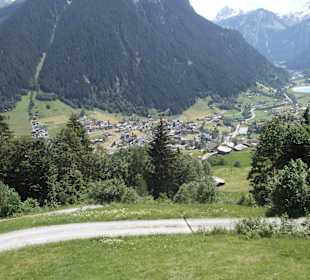 Blick ins Tal auf Gaschurn